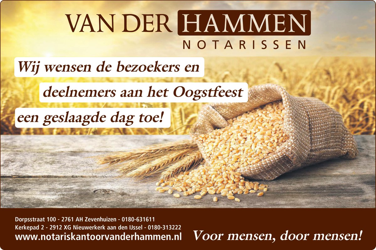 Aanstaande zaterdag is het zover: het #oogsfeest! <a href="/OogstfeestZVH/">Oogstfeest 7huizen</a> #Zevenhuizen #gemeenteZuidplas