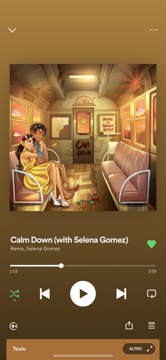 Listening to this song on repeat 😍 it’s a masterpiece #calmdownremix @heisrema @selenachartsbr @SelenaTheWinner @selenagomez @SeIenaGomezData @SelenaFanClub