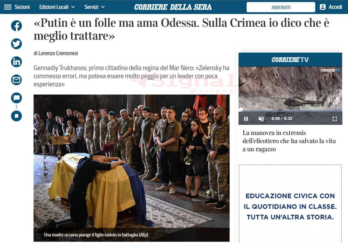 MarceVann's tweet photo. Dietro alla cortina fumogena e al baccano della  retorica di chi ricopre un incarico ufficiale in Ucraina, arriva comunque l'appello del sindaco di Odessa: trattare con la Russia.

[ Via #LauraRu ] https://t.co/xSvzO7tbjY