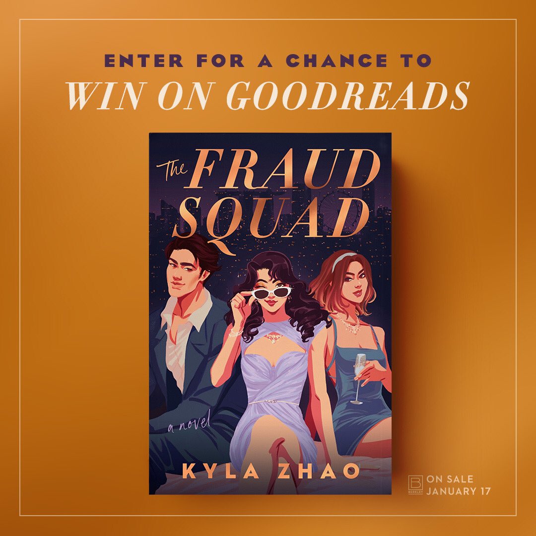 kylazhao_'s tweet photo. 📢 Some awesome Monday news!! A Goodreads giveaway where you can win one of 15 print galleys of THE FRAUD SQUAD 🤩 ✨ https://t.co/uoNXkS0Fr8 

Don’t walk… RUN to the link! https://t.co/ykIdKaS1cY