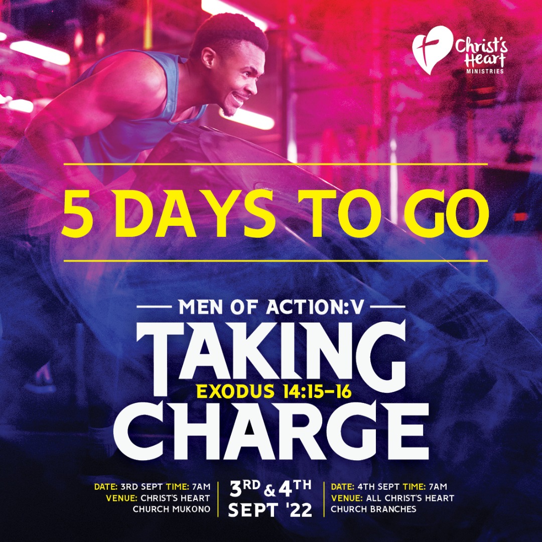 ChristsHeartMin's tweet photo. Getting closer to #TakingCharge 🥳🥳🥳.
#MenOfAction
#ChristsHeart 
#5days to go https://t.co/68Rrp0aglY