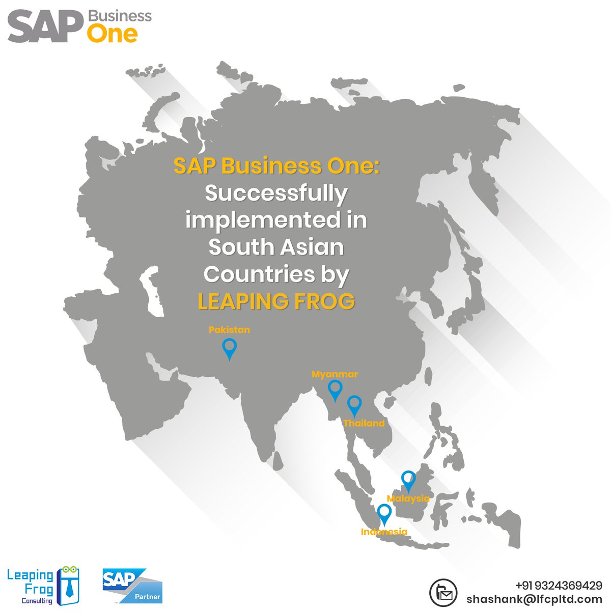 leapingFrogSAP's tweet photo. Businesses Across South Asia decided to choose Leaping Frog Consulting Pvt. Ltd. for 𝐒𝐀𝐏 𝐁𝐮𝐬𝐢𝐧𝐞𝐬𝐬 𝐎𝐧𝐞 𝐈𝐦𝐩𝐥𝐞𝐦𝐞𝐧𝐭𝐚𝐭𝐢𝐨𝐧.
𝐑𝐞𝐚𝐜𝐡 𝐮𝐬 𝐭𝐨 𝐤𝐧𝐨𝐰 𝐦𝐨𝐫𝐞 &amp; 𝐒𝐜𝐡𝐞𝐝𝐮𝐥𝐞 𝐃𝐞𝐦𝐨: https://t.co/efg8UgAmmQ

#business  #BusinessNews  #ERP  #SAP https://t.co/DwcEiElC6J