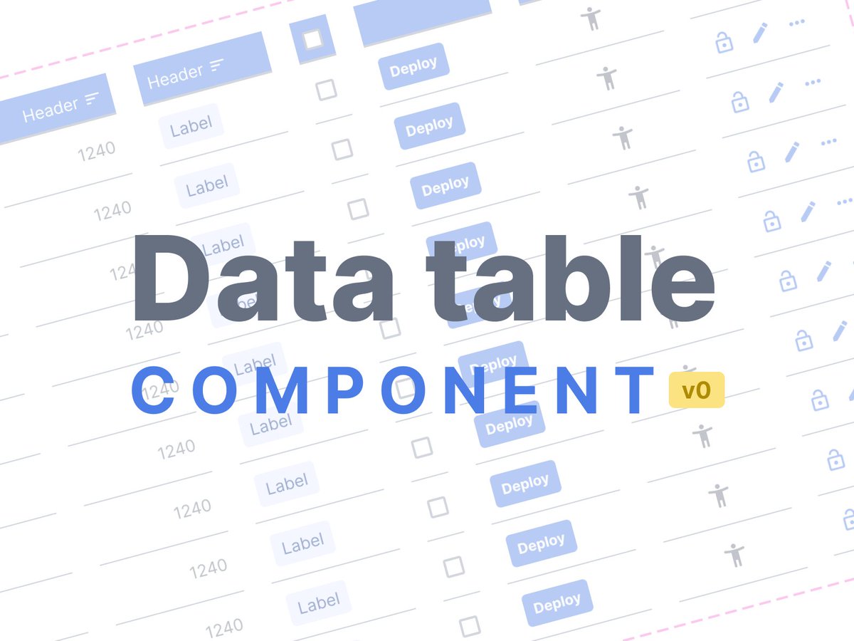 FigmaResources's tweet photo. Figma Data table Component 
Free Download From: https://t.co/bccZ2cozmp

#datatable  #components #uikit #figmaresources https://t.co/Tgx7qaYumt