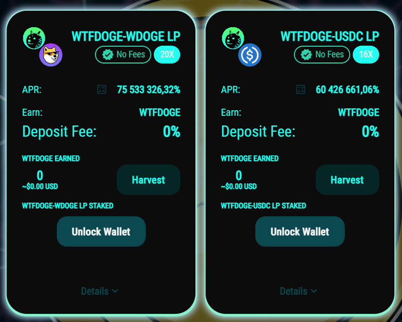 defi_waterfall's tweet photo. ✅WTFDOGE-USDC LP burned
https://t.co/YTVMbpmdvn
✅Token owner is now MC
https://t.co/XBtxO6Zc9d
✅Pools added successfully

🚀Website https://t.co/7f7VSsg6YA

🦴Farm Launch 30/08 at 4pm UTC!
#DogechainFamily #YieldFarming #staking #DeFi https://t.co/xD50288D85