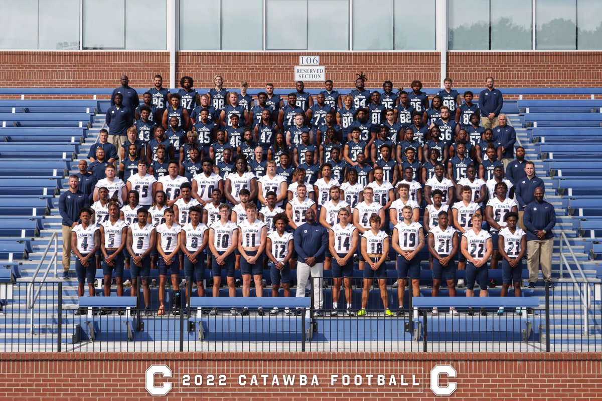 CatawbaIndians's tweet photo. It's 𝐎𝐅𝐅𝐈𝐂𝐈𝐀𝐋𝐋𝐘 𝐆𝐀𝐌𝐄 𝐖𝐄𝐄𝐊!

For the first time since 2013, @CatawbaFootball will square off with Livingstone in the Mayor's Cup. 

🗓 September 3rd
📍 Alumni Memorial Stadium
⏰ 5:00 PM
🎟 https://t.co/JMsGazJR0k

#BleedBlue | #GoCatawba https://t.co/vVJ1DgtK5w