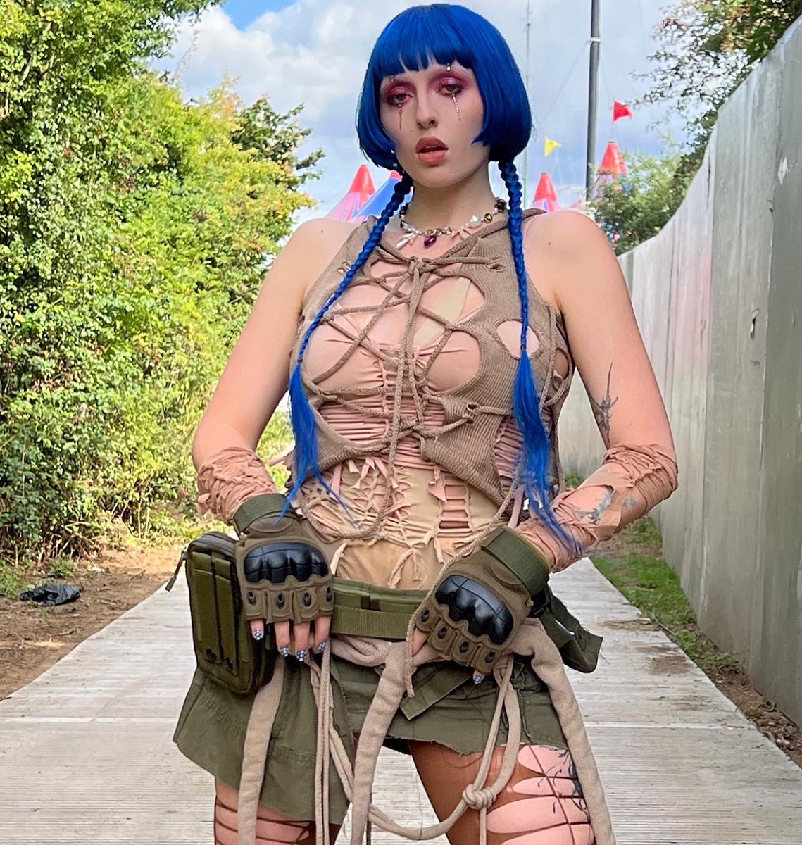 ashnikko's tweet photo. “post apocalyptic gay person” stock images https://t.co/aGbPhKxxAo