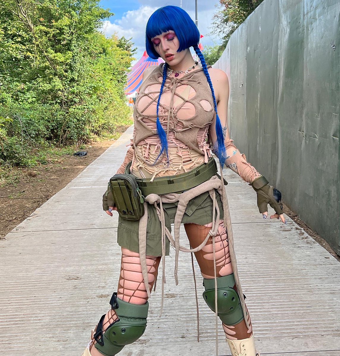 ashnikko's tweet photo. “post apocalyptic gay person” stock images https://t.co/aGbPhKxxAo