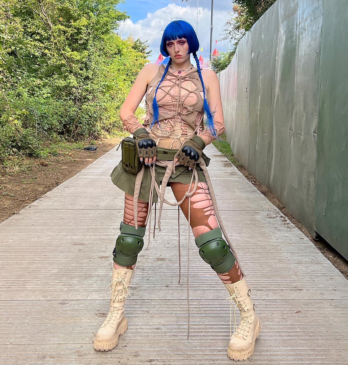 ashnikko's tweet photo. “post apocalyptic gay person” stock images https://t.co/aGbPhKxxAo