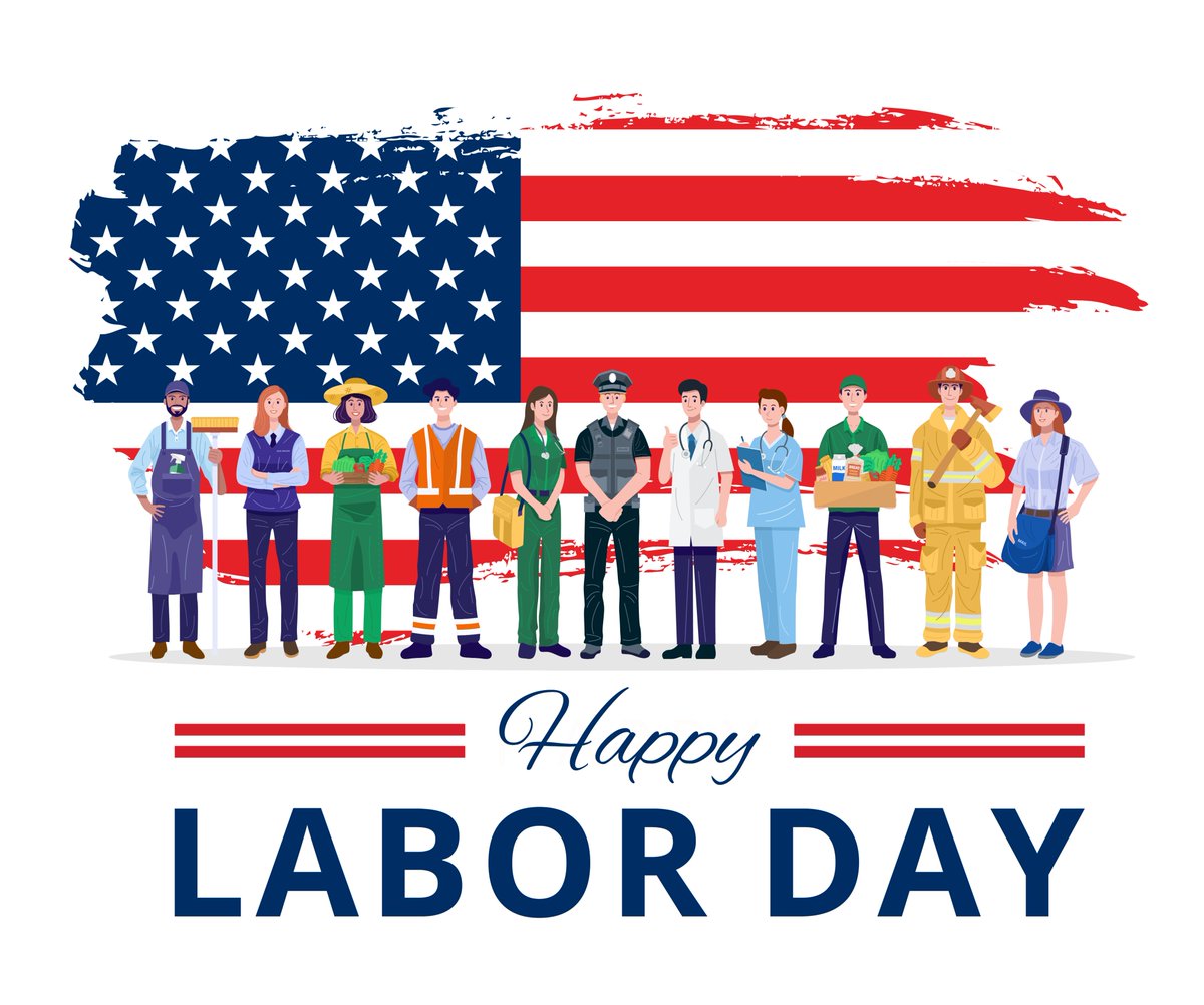 In honor of Labor Day, we will be closed on Monday, September 5. We will reopen for normal business hours on Tuesday, September 6. Have a wonderful holiday weekend! #LaborDay