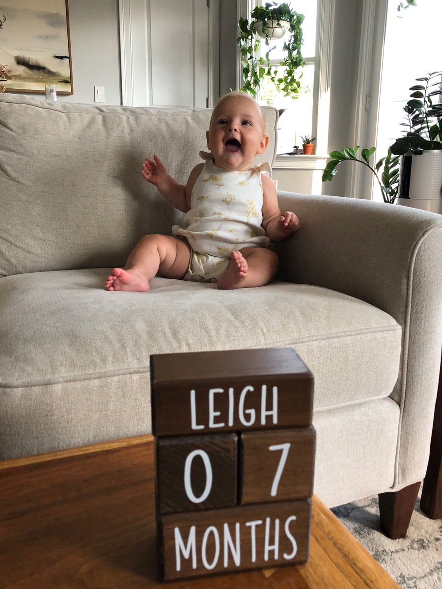7 months old and her first day of daycare today! Everyone’s excited!
