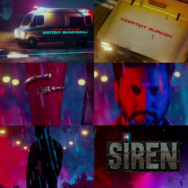 filmistreet's tweet photo. Here's the motion poster of #JayamRavi, #KeerthySuresh starrer #Siren directed by debutant AB Antony Bhagyaraj.

https://t.co/8F6u9IVFSn

This movie bankrolled by Home Movie Makers has music scored by #GVPrakash, cinematography by #SelvakumarSK and editing by #Ruben. 

#JR31 https://t.co/vjxi5NZZHT