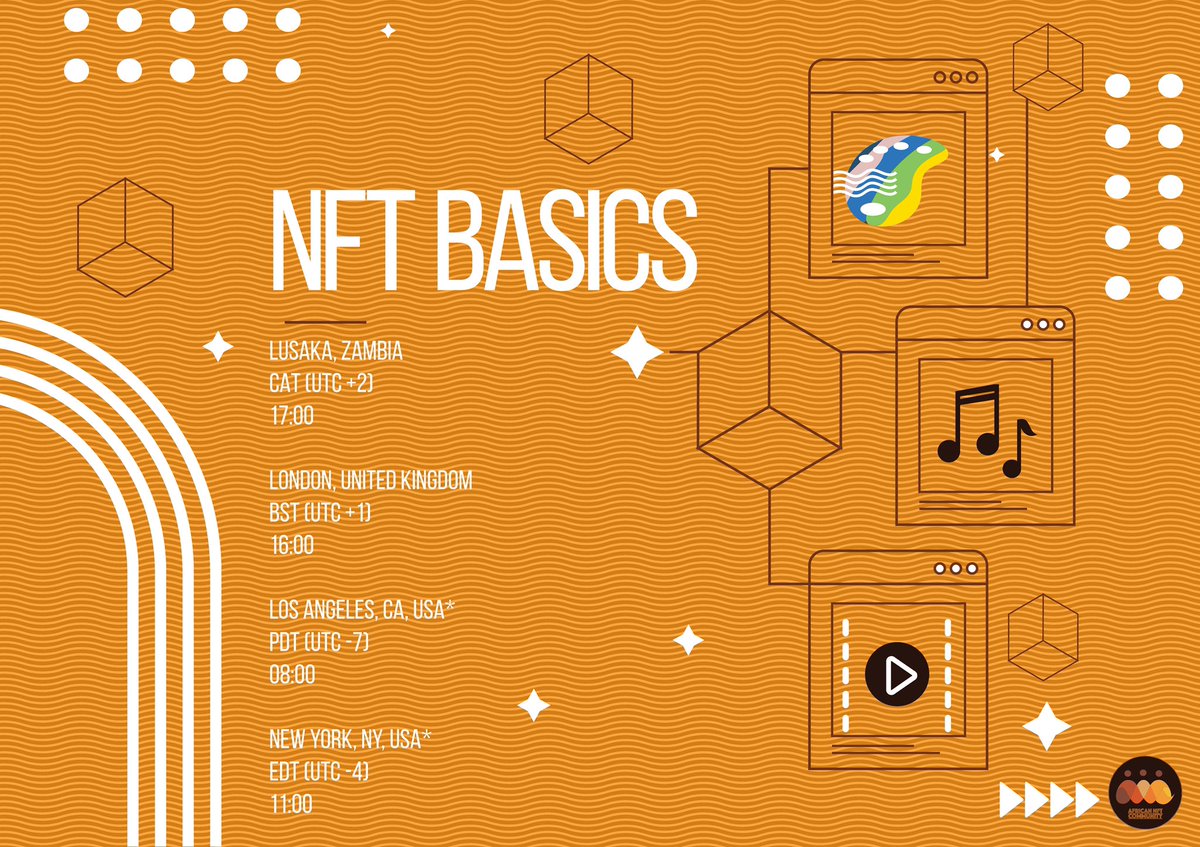 ancurated's tweet photo. Set a reminder for our upcoming Space! NFT BASICS a space dedicated for novices in the space. Tell a friend or come and share some knowledge with us✨😊

https://t.co/d1jKbVJWKf https://t.co/ck3lXSf04n