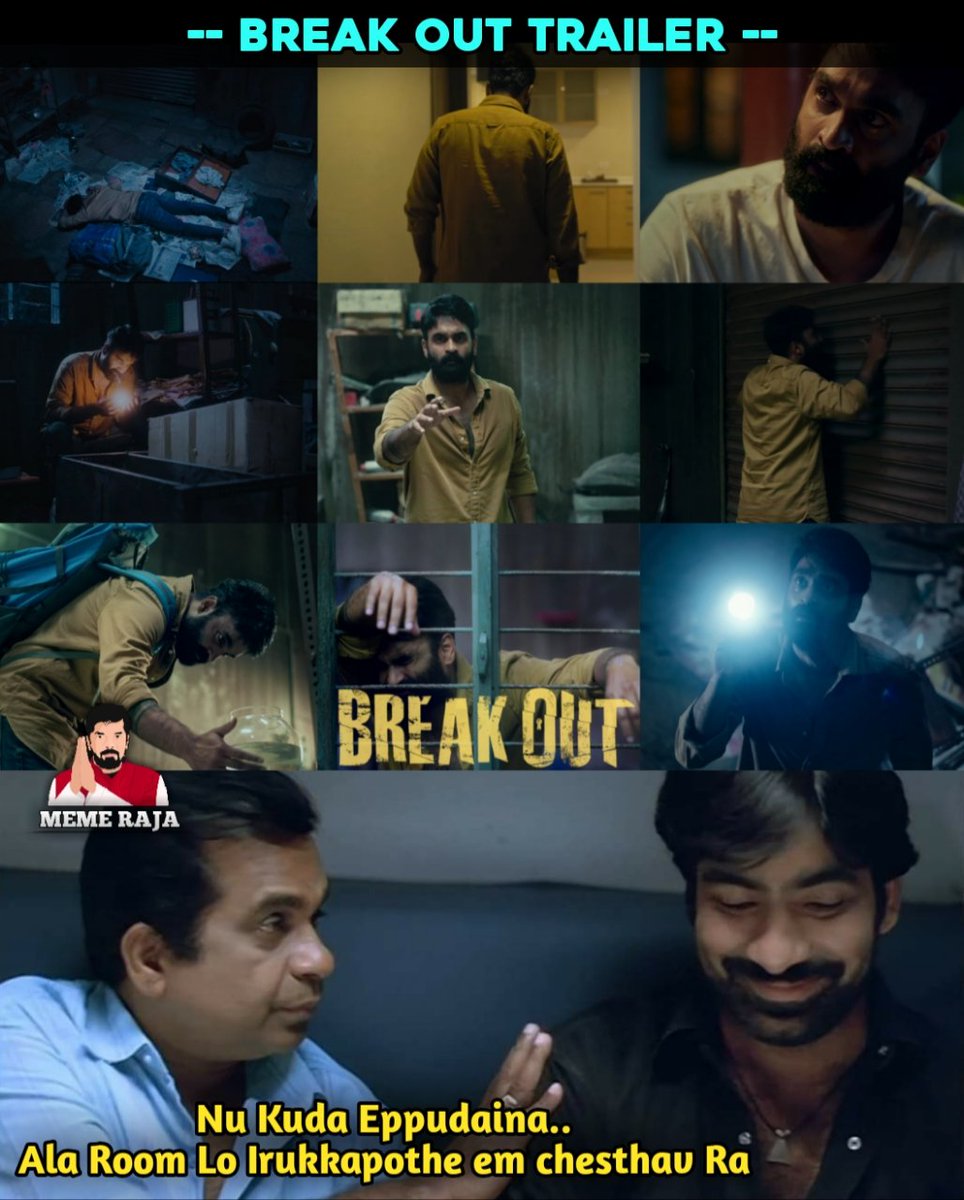 Meme_Raaja's tweet photo. The Rules of Survival never change!
Just BREAKOUT💥
Here's #BREAKOUT Trailer launched by 𝑰𝒄𝒐𝒏 𝒔𝒕𝑨𝑨r @alluarjun🔥
- https://t.co/0svnc7EqKn

#RajaGoutham @its_Subbu4U @anilmoduga #Mohanchary @msjonesrupert #TheRevengerz @saimaneendhar @srivas19 @BK_Konduri @anilmodugafilms https://t.co/xxJNUlPrRN