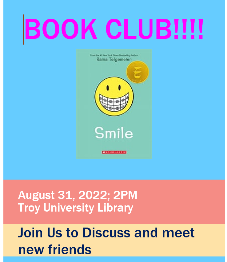 #troy #troyuniversity #book #bookclub #library #fun