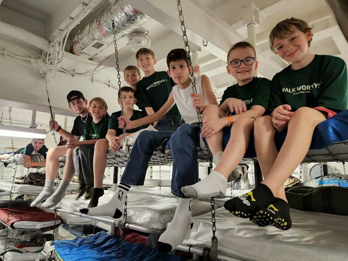 Patriots_Point's tweet photo. Live Like a Sailor by sleeping in the same bunks as the Yorktown crew. Operation Overnight is already booking into next year. Reserve your group's stay: https://t.co/YSvuPBvVdg
๐ธ: Michael Turgeon
#patriotspoint #ussyorktown #livelikeasailor #operationovernight https://t.co/E4MeBEF8AO