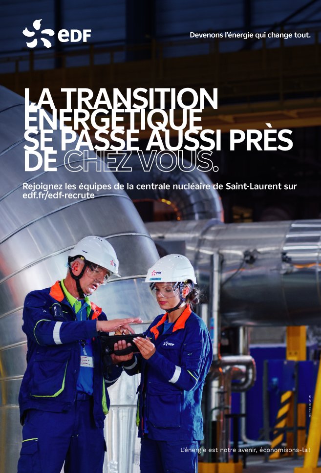 📣 Le groupe EDF recrute !  
Avoir un métier qui a du sens avec des perspectives de carrière stimulante, tout en contribuant à la transition énergétique, ça vous tente ?
➡️ Rejoignez les équipes de la centrale #nucléaire en consultant nos offres edf.fr/edf-recrute/re…