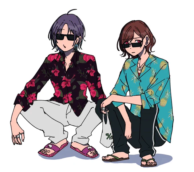チンピラの浅倉と樋口  #シャニマス 