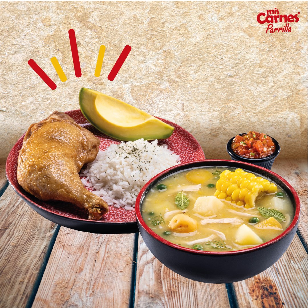 MisCarnesP's tweet photo. 🙌🏻¡Celebra la tradición!  Prueba nuestro sabor 💯% Colombiano 🇨🇴

Ordena ya tu sopa de #Ajiaco🍲 con arroz, pierna pernil, aguacate y bebida...

#SabemosMás

Domicilios a nivel nacional 🇨🇴
➡️ https://t.co/zSFw8ifdfR

📍Ubicaciones de puntos de venta https://t.co/8BLdArzBjV https://t.co/HsIQKtPi1x