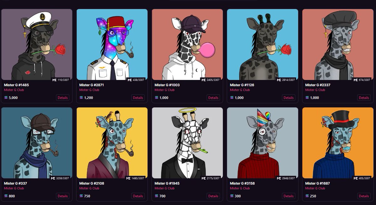 MisterGClub's tweet photo. Alright Alright giving away 10 Mister Gs! 

- Like , RT &amp; Follow @MisterGClub
 - Comment your $Sol address

Winners drawn in 48hrs⏰tikk tokk... good luck👀
#NFTCommunity #SOL #SolanaNFTs #NFTGiveaways #nftart https://t.co/UHwpUOBen7