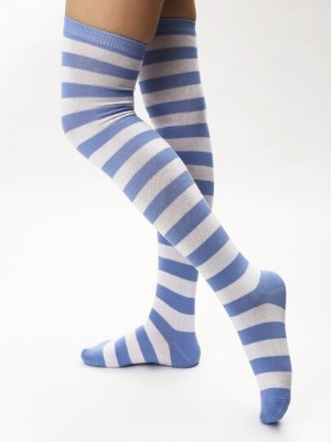 I just received a gift from Anonymous via Throne Gifts: Striped Pattern Long Stockings. Thank you! https://t