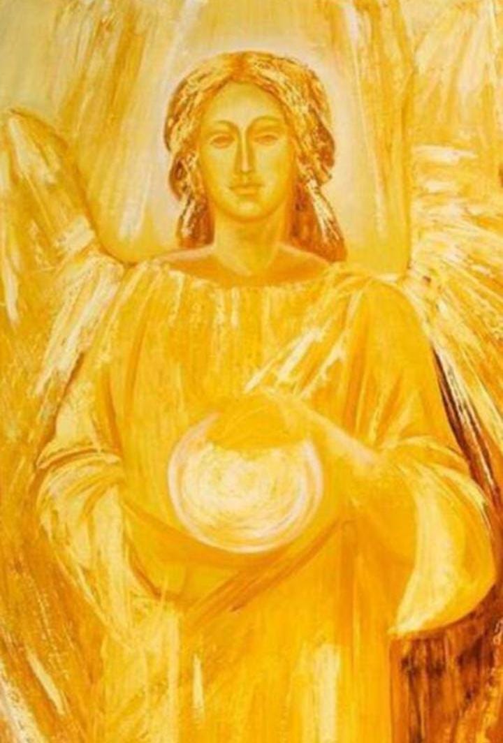 Hoy es lunes  te hablaré un poco de.conectar con la sabiduría del universo, para esto dedícate 5 minutos sola en silencio  y agradecerle al Arcángel  jofiel  su presencia en tu vida ❤️ pídele que te muestre te guíe  con ❤️ es el Arcángel de  la sabiduría