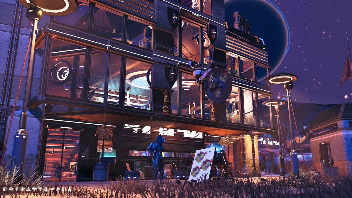 ThinkingViolet's tweet photo. #NoMansSky #NMSMeetup2022
Had so much fun visiting @PugtatoEmmet βs Three Gek Pub! What a great build! π (Euclid, normal mode.) https://t.co/DryJN4HqHJ