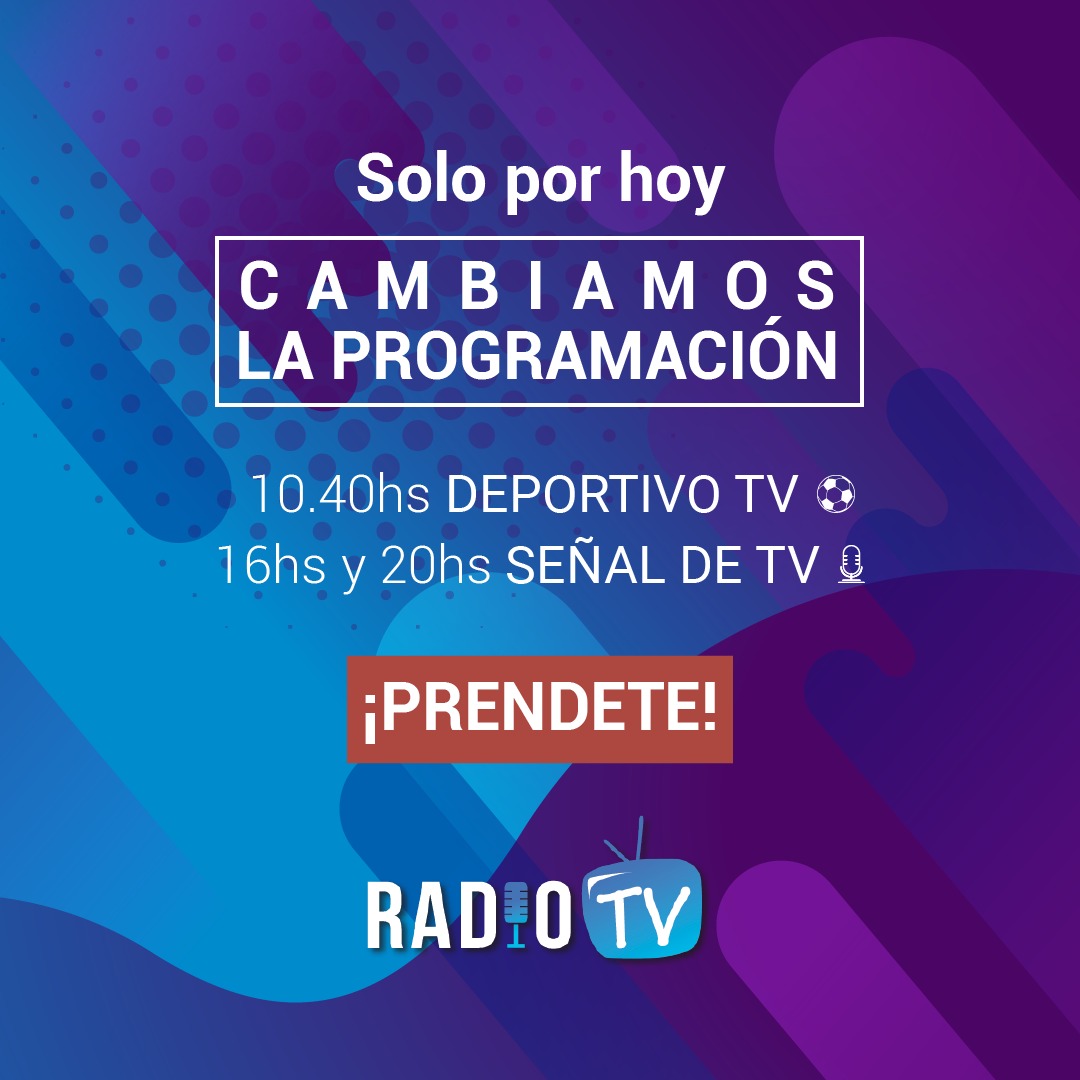 radiosatsaid's tweet photo. 📻¡ Sólo por hoy, cambiamos la programación!

El programa de SEÑAL DE TV de las 12hs no se emitirá, pero podés escuchar la cobertura del partido del Fútbol femenino del SAT vs COMUNICACIONES por 
DEPORTIVO TV  ⚽

🕐Desde las 10.40hs
¡No te lo pierdas! 

https://t.co/U6qiNeRK0y https://t.co/zftVREK7Nw