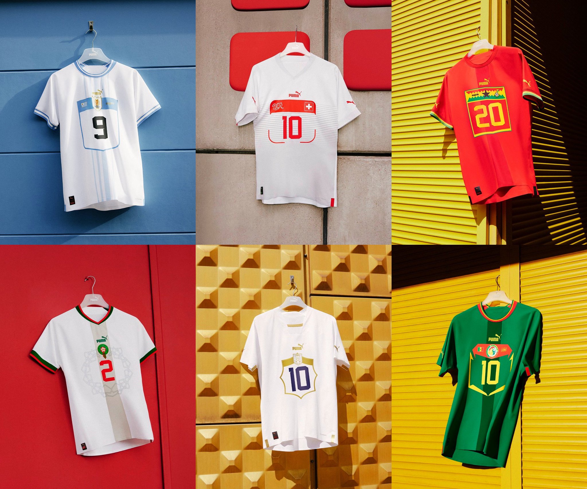 Cómo hizo Puma las camisetas alternativas de otros países?