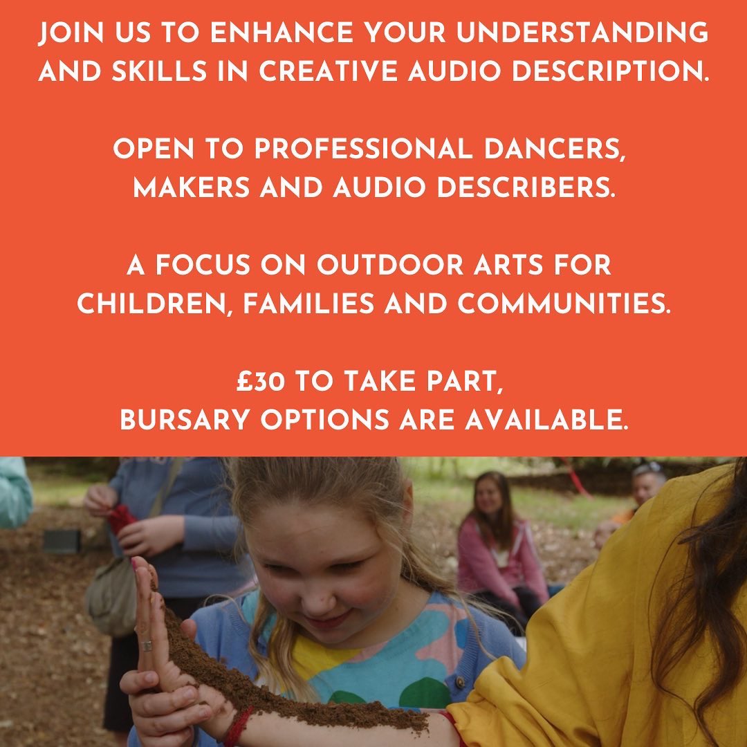HandLCollective's tweet photo. We’re looking forward to connecting with dancers, choreographers &amp; audio describers at our upcoming practical lab. It’s all about creative embedded audio description, with a focus on outdoor arts. 4th Oct at the brilliant @101OutdoorArts. Details here: https://t.co/b25KGm8k8d https://t.co/arN2s4vRC1