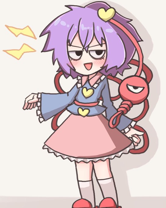 3頭身さとり様 #深夜の真剣お絵描き60分一本勝負 #東方Project #古明地さとり 