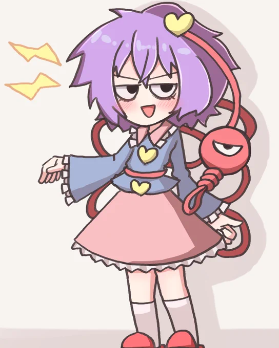 3頭身さとり様 #深夜の真剣お絵描き60分一本勝負 #東方Project #古明地さとり 