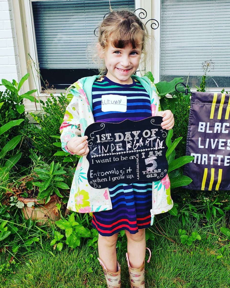 RepRheingans's tweet photo. First day of kindergarten for our kiddo! We walked over with our neighbors and got to see the classroom π She still wants to be an entomologist when she grows up! ππ¦π¦ππ·ππ @A2schools #Kindergarten #Entomology #FutureEntomologist https://t.co/5HpHQ4tRcV