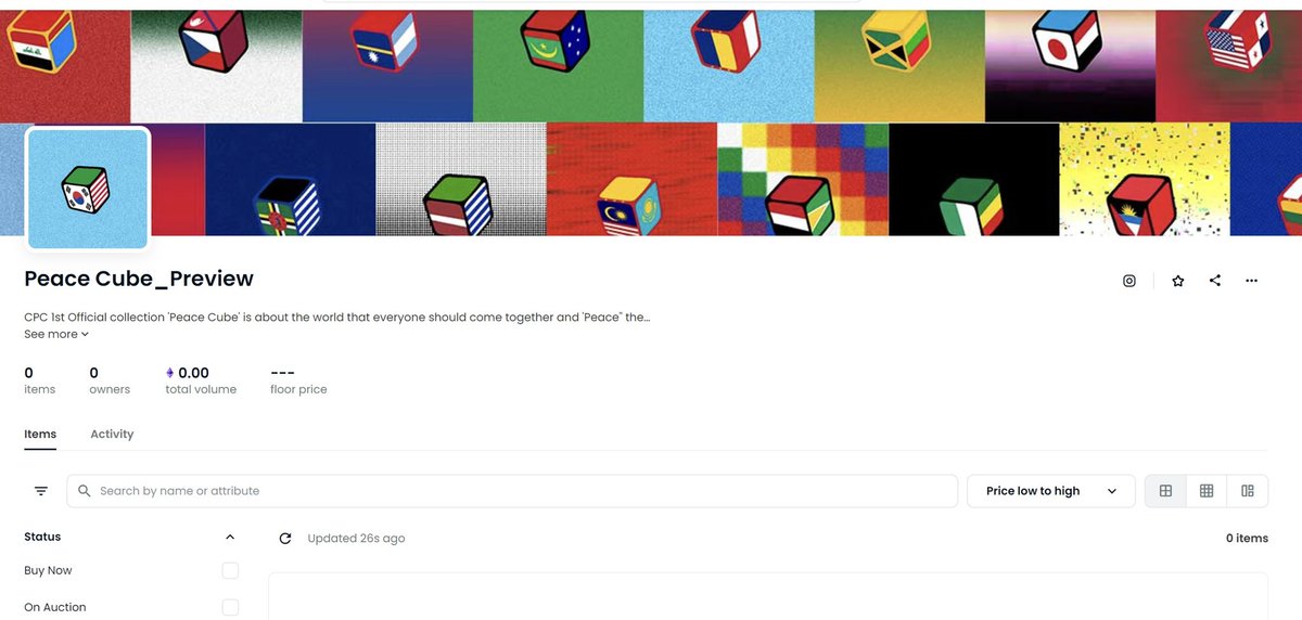 CPC 1st Official collection 'Peace Cube' is about the world that everyone should come together and 'Peace" the future. 
Coming soon!!!!!!
#nft #NFTCommunity  #nftcollector #NFTGiveaways #NFTGiveaway #NFT #NFTartist #NFTcollections #NFTshill #nft
 <a href="/ClubCouchpotato/">couchpotato _club</a>