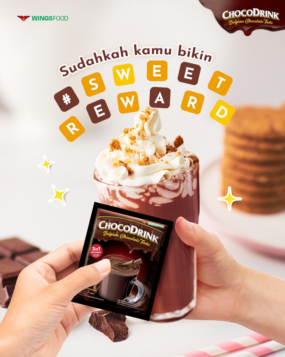 Chocodrink_id's tweet photo. Misi misiiii, yang manies, yang enak, yang refresh mau lewat ni~

Ngiler kan? Udah bikin #SweetReward Chocodrink belum hari ini? https://t.co/DfaVnGMIyj