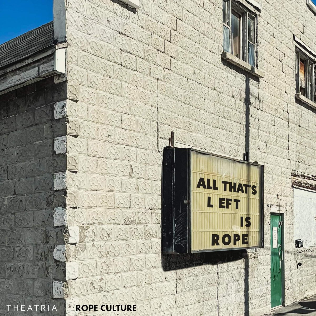 Dearest friends of emo and the YouTube god @toddbarriage - our band @TheatriaBand will be releasing our new single 'Rope Culture' on THURSDAY SEPTEMBER 1ST. Head to the Theatria page to pre save, love you so much 🖤