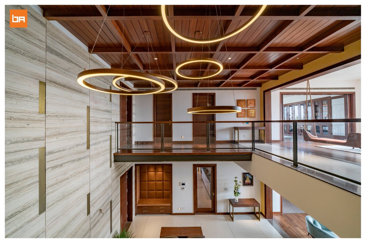 basics_arch's tweet photo. #NatureIntegratedDesign at this luxury residence in Ludhiana takes the form of breezy, sunlit, free-flowing living spaces 🎐

A modern take on rustic comfort by #teamBASICS!

#BASICSarchitects #DesignsThatDeliver #LuxuryLiving #ModernHomes https://t.co/XmVu3dbcPK