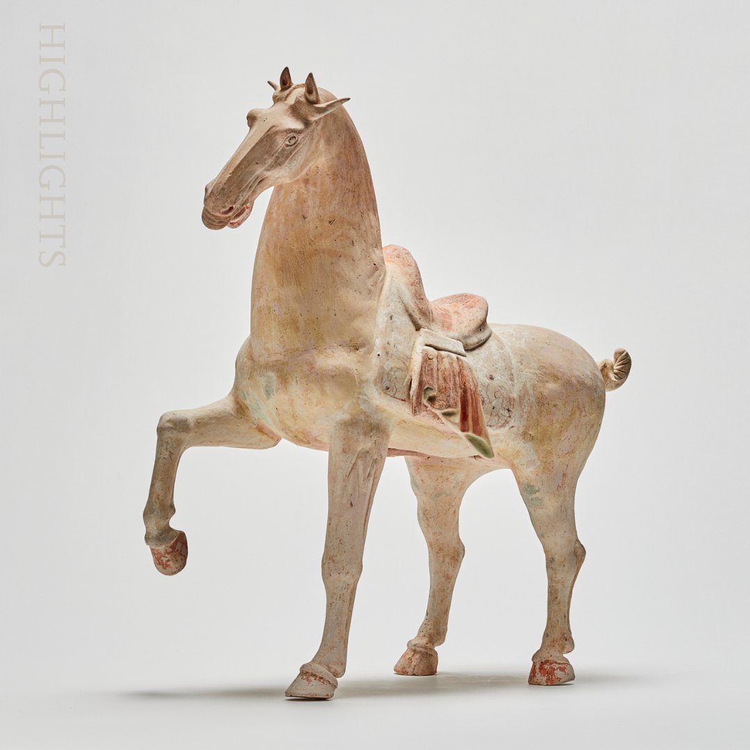 highlights_fair's tweet photo. Chinese Pottery Model of a Dancing or Prancing Horse
Low fired pottery
60.5 x 58 cm
📌 @NynkevdVen, Hertogenbosch
​​​​​​​​
📅HIGHLIGHTS Artfair Munich​​​​​​​​​​​​​​​​​​​​​​​​​​​​​​​​​​​​​​​​​​​​​​​​
#munichhighlights #art #kunstmesse #chinesepottery https://t.co/n2coZUwVAz