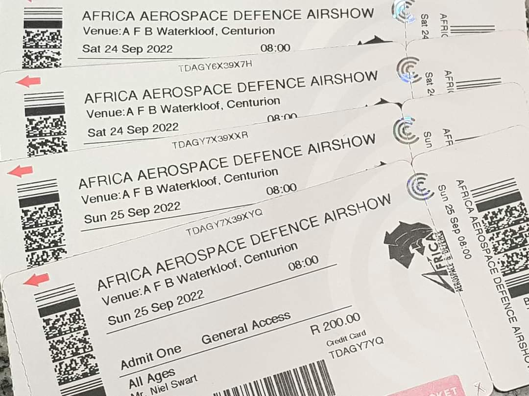 Africa Aerospace and Defence - AAD Tickets are now online 
Click here --> bit.ly/3OpC7hE
#AAD2022 
<a href="/aadexpo/">AAD Exhibition</a>