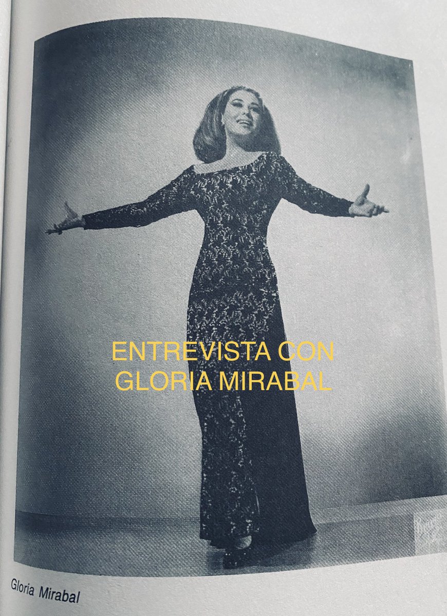 miros_gilda's tweet photo. GLORIA MIRABAL (9 de abril, Rio Piedras, Puerto Rico) Cantante. ÓIGA!
https://t.co/GsfyuQi5SS
GLORIA MIRABAL lo mismo interpreta una danza puertorriqueña, que una balada, que un bolero, como un vals peruano. https://t.co/GhhT5awaPg