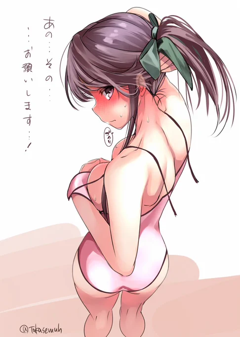 肩紐を掴むのが突然下手くそになってしまう提督
#艦これ版深夜の真剣お絵描き60分一本勝負
#艦これ版真剣お絵描き60分一本勝負_20220829 

神通さんごめん、上手く掴めないもうちょっと待ってね 