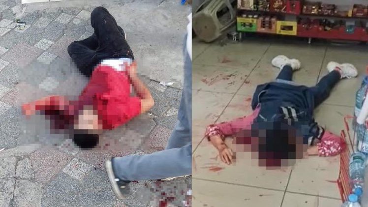 manastigin's tweet photo. Yer: Gebze, Kocaeli. Suriyeli bir kaçak, girdiği markette bir kadını ve dükkan sahibine bıçakla saldırdı.

Yaralıların durumlarının ağır olduğu öğrenildi. https://t.co/FY3sq23chJ