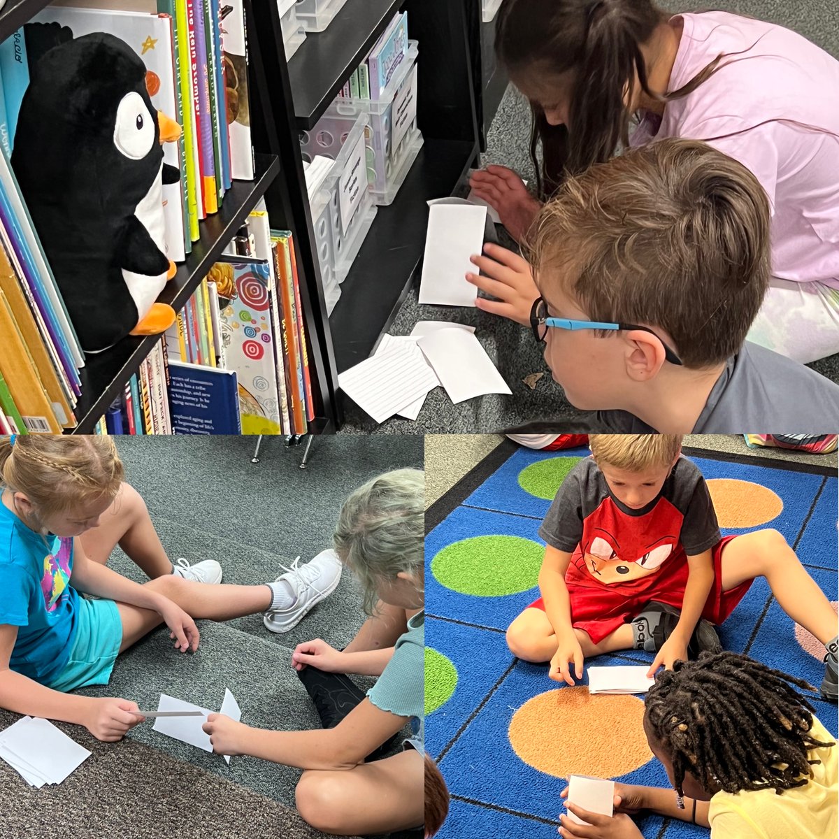 ArrowwoodEagles's tweet photo. Third grade Eagles 🦅 in Mrs Mason’s classroom we’re working on team work today with a STEM challenge. #arrowwoodeagles #stcsitswhatwedo #stcspride https://t.co/Y5Tkcm4mIG