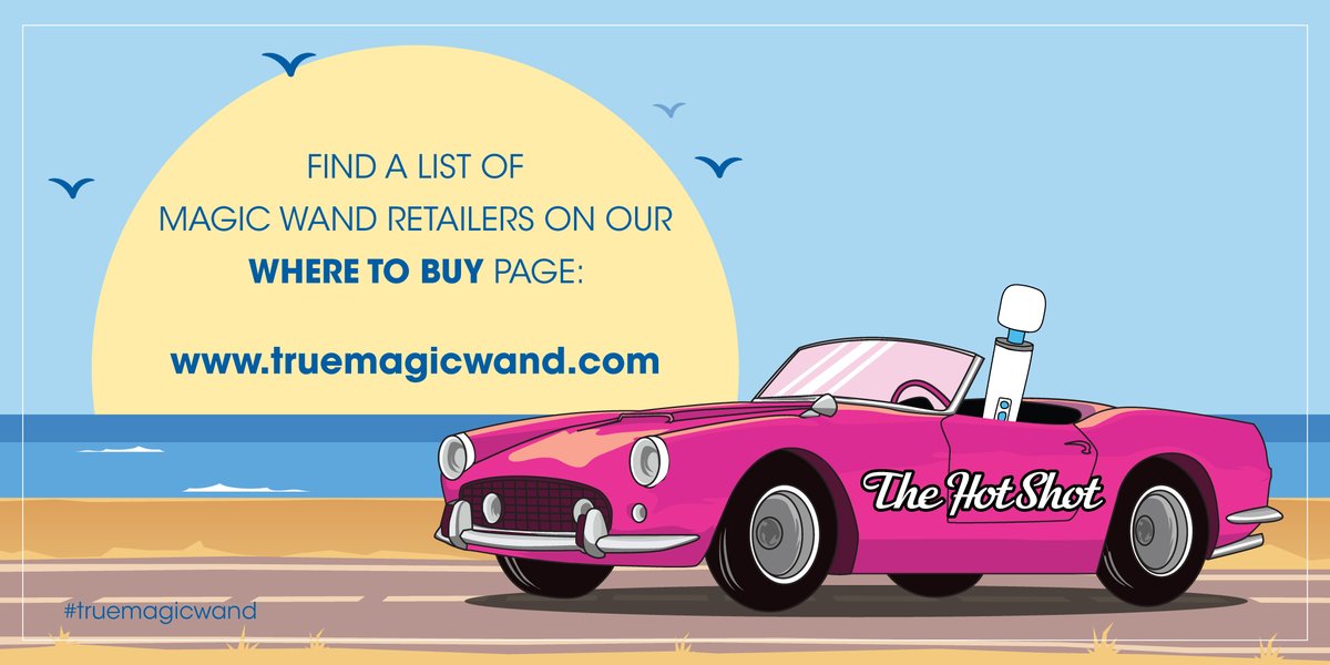 Vibratex's tweet photo. Just what you need for those hot August nights – our #magicwandmini is a real Hot Shot!
…but make sure you don’t get a fake! Head to the ‘Where to Buy’ section of our website to find a list of retailers we trust.
We want to make sure you get a #truemagicwand 🔮 https://t.co/CFj4GTv02w