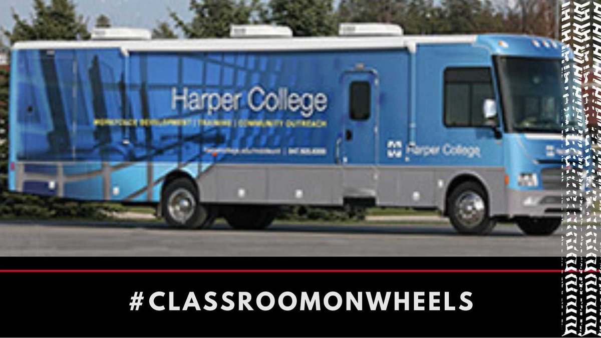 Check out the #mobile workforce education unit from Harper College. This #classroomonwheels travels to different locations around the country equipped with various resources to help build, train and develop local workers in order to serve the business community better. <a href="/NomadGCS/">Nomad GCS</a>