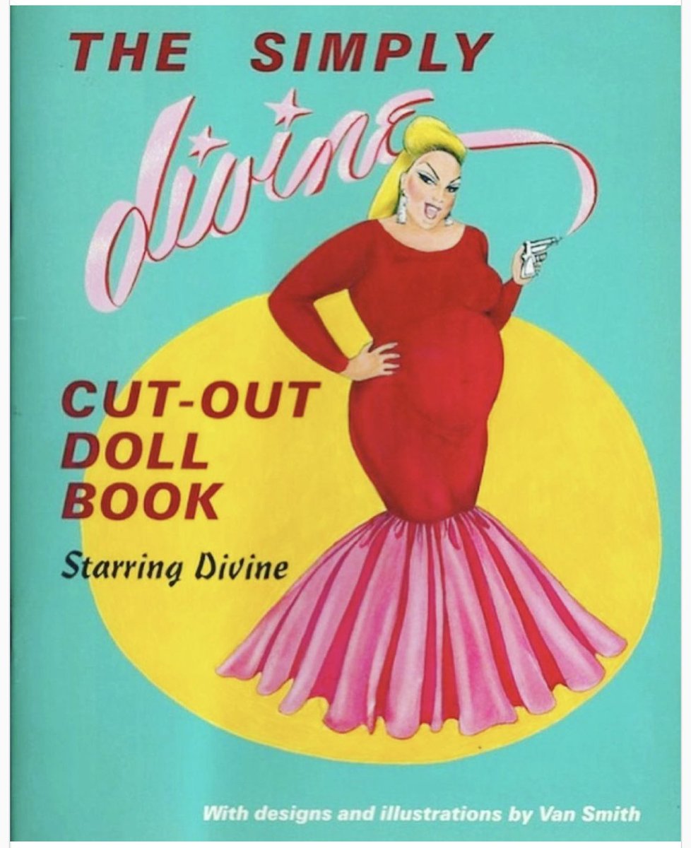 ECrowens's tweet photo. #johnwaters #divine #hairspray #femaletrouble #polyester #lustinthedust #cutoutdolls #book #vansmith https://t.co/744w8h9Mj4