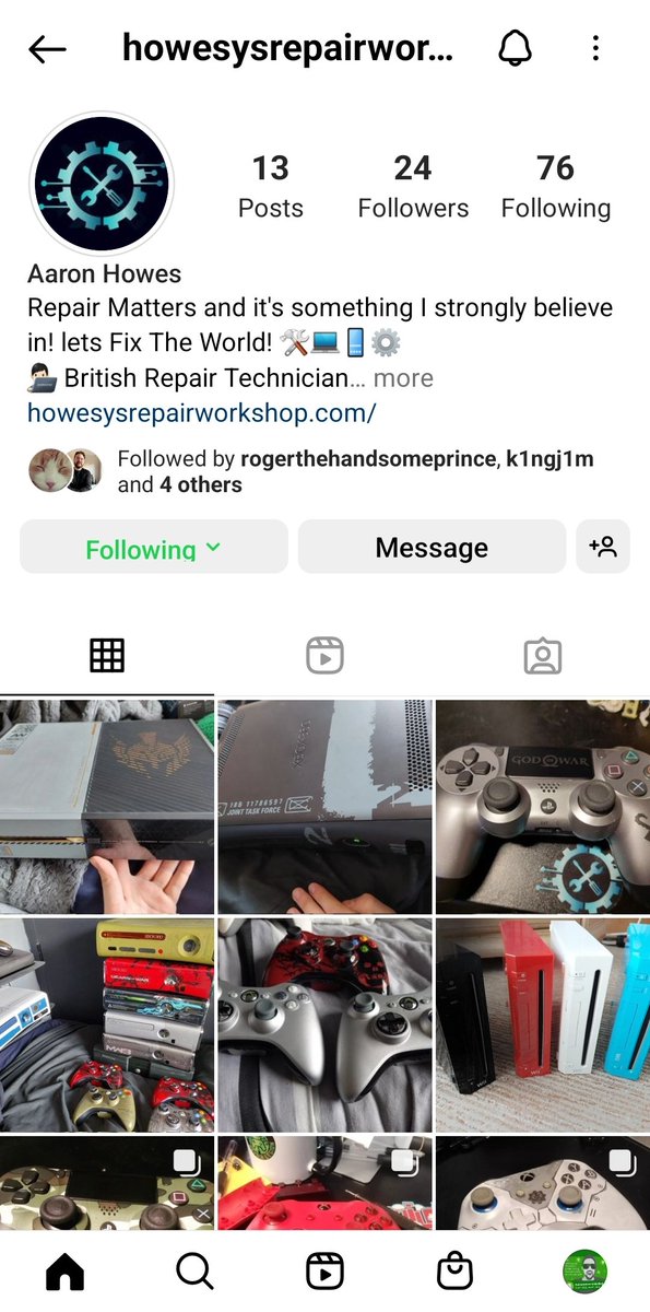 AH_Howesy's tweet photo. New Posts have hit my Repair Instagram account! 

Repair #RepairDontReplace #RepairMatters #RepairNation #RightToRepairMovement #Repaired #ifixit #Xbox #Nintendo #Playstation #Apple #Samsung #Microsoft #Sony 
Tools used - @iFixit https://t.co/0sS8nHdjcK
