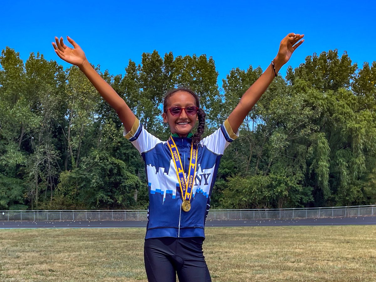 startracknyc's tweet photo. Olivia Cordova, the new New York State track cycling jr. champion (g 11-12) #GoOlivia #GoStarTrack https://t.co/rEV0a5giIl