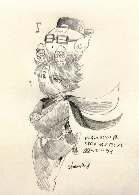 ライブアライブ、キューブとおぼろ丸。
マイペースにSFC版も遊んでいて今近未来編、西武編、現代編が終わりました。リメイク版と比べるとなお面白いです!

この2人はお気に入りなので最後の方でやりましょうか。 