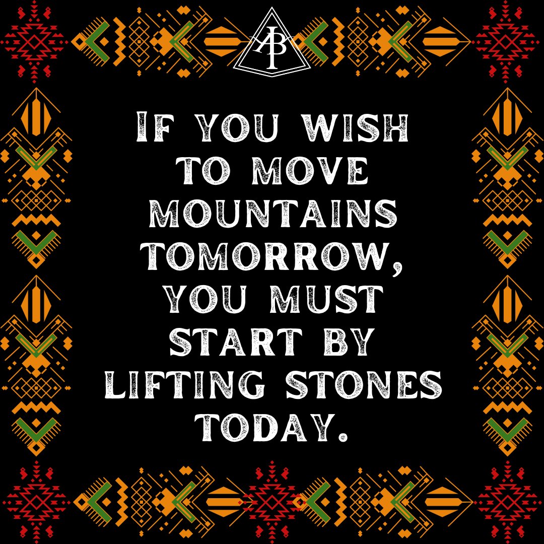 TheABPsi's tweet photo. What’s one thing you can do today to move toward achieving your goals?
#ProverbOfTheWeek #ZolaUp #TheABPsi #NationalABPsi #TheAssociationofBlackPsychologists https://t.co/s3A8rCXljT