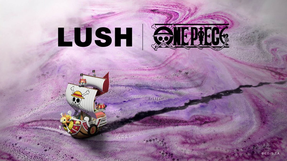 LUSH_LIFE__'s tweet photo. ワンピースとのコラボ楽しみ！9月が待ち遠しい😆
#LUSH
#ONEPIECE
#ラッシュ
#ワンピース
#LUSHJapan https://t.co/XGWL0XJ7oV